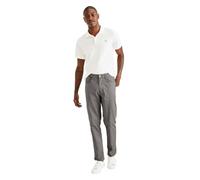 Dockers Straight Fit Jean Cut All Seasons Tech Pants (Standard und Big & Tall), Gris (Burma Grey), 34W / 30L Homme