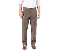 Dockers Men's Straight Fit Workday Khaki Smart 360 Flex Pants D2, Dark Pebble/Stretch, 32W x 32L
