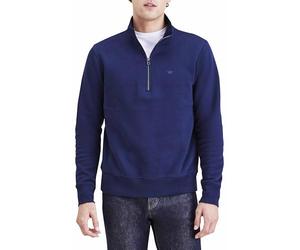 Dockers Sweat-Shirt Polaire à Fermeture éclair Quarter pour Homme, Blazer Bleu Marine, XS, Blazer Bleu Marine, XS