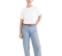 Dockers T-Shirt Original pour Femme, Blanc Vif, S