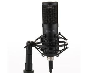 DOCKIN® MP1000 Microphone Enregistrement Streaming Podcast | Trépied et araignée | PC et Mac | Câble USB 3 m | Voix et Musique | Débutant et Professionnel