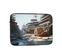 Docking at The Port of The Giant Ship Housse antichoc pour ordinateur portable de 10 pouces