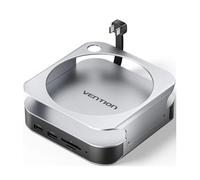 Docking para Mac Mini USB Tipo-C Vention THIHAG- Ranura SSD M.2- 4xUSB- 1xUSB Tipo-C- 1xDisplayPort 4K- 1xLector Tarjetas- 1xJac