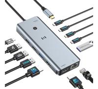 Docking Station d'accueil USB-C Dual Monitor pour Ordinateur Portable