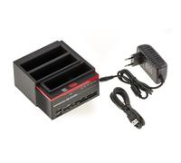 KALEA-INFORMATIQUE Docking Station Triple 2 Ports SATA et Un Port IDE 2.5 ET 3.5 vers USB 3.0. HDD Dock avec Fonction CLONAGE et Alimentation 3A