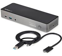 Docking Station Híbrida Universal Para Tres Monitores Displayport Y Hdmi 4K De 60Hz 85W