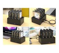 Docking Station - KALEA INFORMATIQUE - 4 Baies SATA - USB 3.0 - eSATA - Fonction Clonage