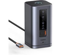 Docking Station, Série Spacemate 11 En 1 Sation D'Accueil 3 Moniteurs Avec 2*Hdmi 1*Dp 4K@60Hz, 3*Usb-A/C 10Gbps, Ethernet 1 Gbps, 100W Pd, Hub Usb C Pour Dell/Hp/Mac/Lenovo/Acer