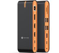 Docking Station Usb C 15-En-1 Triple Moniteur 8K Displayport Double 4K Hdmi 10Gbps Usb-A+C Hub Thunderbolt Usb C Dock Pour Mac M1/M2/M3/M4 Pro/ ,Mac Mini,Windows Laptops,Ordinateur Portable