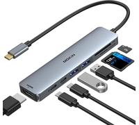 Docking Station USB C (Grey 6 in 1)