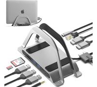 Docking Station Usb C Pour Macbook,Station D'Accueil D'Ordinateur Portable Et Support Macbook Compatible Avec Macbook Pro Et Air,Adaptateur Double Moniteur,Usb C Multiport Pour Macbook