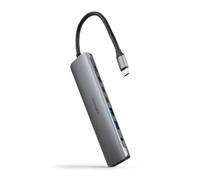 Docking Tipo-C Nanocable 10.16.4608- 2xUSB- 3xUSB Tipo-C- 1xHDMI 4K- 1xJack 3.5- 1xUSB Tipo-C PD- Gris