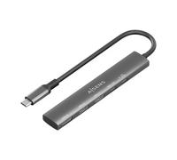 Docking USB Tipo-C Aisens ASUC-5P022-GR- 1xHDMI- 2xUSB- 1xUSB Tipo-C- 1xUSB Tipo-C PD- Gris
