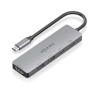 Docking USB Tipo-C Aisens ASUC-5P028-GR- 1xHDMI- 2xUSB- 2xUSB Tipo-C- 1xUSB Tipo-C PD- Gris