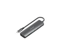 Docking USB Tipo-C Aisens ASUC-6P024-GR- 1xHDMI- 3xUSB- 1xLector Tarjetas- Gris