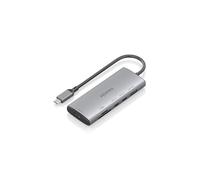 Docking USB Tipo-C Aisens ASUC-6P029-GR- 1xHDMI- 1xUSB- 2xUSB Tipo-C- 1xLector de Tarjetas- Gris