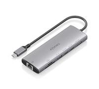 Docking USB Tipo-C Aisens ASUC-7P032-GR- 1xHDMI- 1xUSB- 2xUSB Tipo-C- 1xRJ45-1xLector Tarjetas- Gris