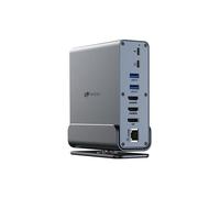 Docking USB Tipo-C Leotec LEDS06- 5xUSB- 2xUSB Tipo-C- 1xUSB Tipo-C PD- 1xDisplayPort- 2xHDMI 4K- 1xRJ45- 1xJack 3.5- 1xLector d