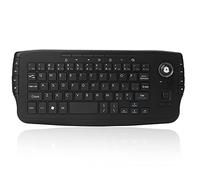 Docooler 2,4 GHz Clavier sans Fil avec Trackball Mouse Molette Télécommande pour Android TV Box Smart TV PC Carnet
