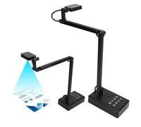 Docooler Caméra de document USB 16 MP avec microphone autofocus Webcam 4K avec bras flexible pour l'apprentissage en ligne à distance l'enseignement à distance la conférence Web et la démo en direct