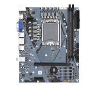 docooler Carte mère d'ordinateur DDR4 H610M LGA1700 CPU double canal double interface M.2 forte compatibilité condensateurs entièrement solides Transmission haute vitesse Expérience visuelle haute