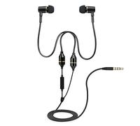 Docooler Casque Radioprotection Intra-auriculaire 3,5 mm Contrôle de Fil avec du Blé Réduction du Bruit