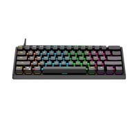 docooler Clavier mécanique Clavier de jeu à 61 touches Commutateurs bleus de haute qualité Design durable et compact Divers design ergonomique rétro-éclairé RVB