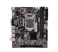 Docooler DDR4 H310B4 Carte mère d'ordinateur LGA1151 Support CPU 64G Dual Channel Dual M.2 Interface Realtek 100 Mbit USB3.0 SATA3.0 Condensateurs All Solid Transmission haute vitesse