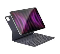 docooler Étui clavier Smart Control pour tablette ultra-mince, design trois en un, pavé tactile de taille standard, touches ciseaux, support mobile, attraction magnétique intelligente, large