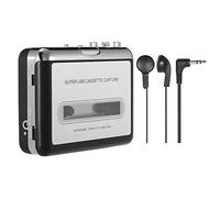 Docooler Ezcap Cassette de Capture USB Cassette Cassette à MP3 Convertisseur en Ordinateur Stéréo HiFi Qualité de Son Mega Bass Audio Lecteur de Musique avec écouteur