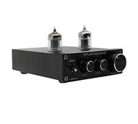 Docooler Préamplificateur, Vide Tube Préamplificateur, Mini HiFi Audio 6K4 Amplificateur à Tube de Vide Tampon Réglage des Basses Aigues RCA Preamp