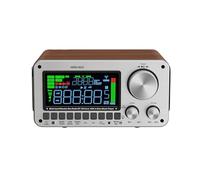 Docooler Radio Intelligente Multibande avec BT 5.2, Double Haut-parleurs, Lecteur Audio Portable, Lecture de Carte TF, écran HD, Réveil, Mode Veille, Batterie Intégrée - Radio (Répéteur de Signal