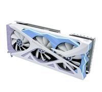 Docooler RX7700XT-12G GDDR6 Carte graphique pour PC de jeu Système de refroidissement puissant Effets lumineux RVB Haute fréquence Cœur Support multi-interface Condensateurs solides résistants aux