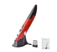 docooler Souris Optique de Poche, 2.4G, sans Fil, Réglage à 3 Vitesses, pour PC, Ordinateur Portable, Notebook (Rouge)