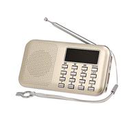 Docooler Y-896 Mini Radio FM Portable numérique Haut-Parleur stéréo 3W Lecteur Audio MP3 Qualité Audio Haute fidélité avec Support écran de 2 Pouces Support Clé USB Carte TF Entrée auxiliaire