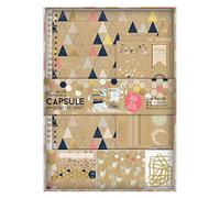 Docrafts Papermania kit avec Papier Kraft Motif géométriques Spirales, Multi 3.14 x 20.66 x 28.76 cm Multicolore