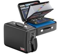 DocSafe Boîte à Documents Ignifuge avec Serrure et bandoulière, étui Rigide avec Dossier accordéon, Rangement sécurisé pour Documents Importants et Ordinateur Portable
