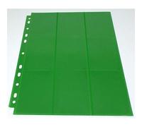 docsmagic.de 10 18-Pocket Pages Dark Green - Sideloading - 11 Holes - MTG PKM YGO - Feuilles Vert Foncé