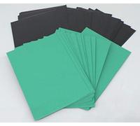 docsmagic.de 100 Premium Bi-Color Card Sleeves Mat Mint/Black Standard Size 66 x 91 Pochettes Aqua Noir