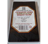 docsmagic.de 100 Resealable Current Size Comic Book Bags 6-7/8"x 10-1/2"+ 1-1/2"Flap- 2 Mil - Pochettes Comics Refermables