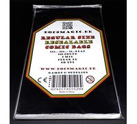 docsmagic.de 100 Resealable Regular Size Comic Bags 184 x 266-2 Mil - Pochettes Comics Refermables