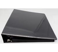 docsmagic.de 3-Ring Album Black + 50 18-Pocket Toploading Pages - Feuilles + Classeur pour Jeu de Cartes - Noir - PKM - YGO - MTG
