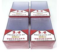 docsmagic.de 4 x 10 Toploader Extra Thick 180pt - 3" x 4" - Standard Size - 70 x 96