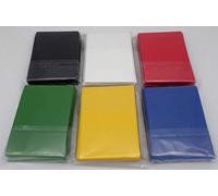 docsmagic.de 6 x 60 Mat Card Sleeves Small Size 62 x 89 - Black Blue Green Red White Yellow - YGO CFV - Mini Pochettes