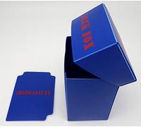 docsmagic.de 8 x Deck Box Blue + Card Divider - Boite Bleu - PKM - YGO - MTG