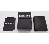 docsmagic.de Deck Box + 60 Mat Black Sleeves Small Size - Boite & Pochettes Noir - YGO