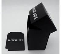 docsmagic.de Deck Box Black + Card Divider - Boite Noir - PKM - YGO - MTG