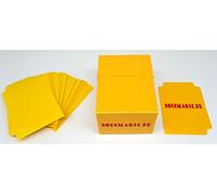 docsmagic.de Deck Box Full + 60 Double Mat Yellow Sleeves Small Size - Boite & Pochettes Jaune - YGO