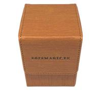 docsmagic.de Premium Magnetic Flip Box (100) Gold + Deck Divider - MTG - PKM - YGO - Boite Or