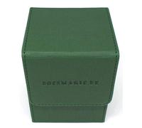 docsmagic.de Premium Magnetic Flip Box (80) Dark Green + Deck Divider - MTG PKM YGO - Boite Vert Foncé